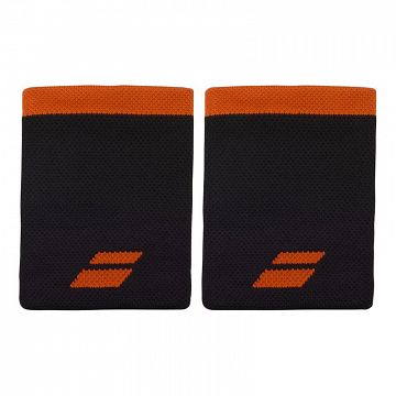 Babolat Logo Jumbo Wristband 2x Black / Light Red